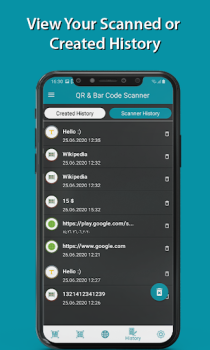 Herunterladen QR Code Scanner & Bar Code Reader / Generator Arbeit für Android Bildschirmfoto 5