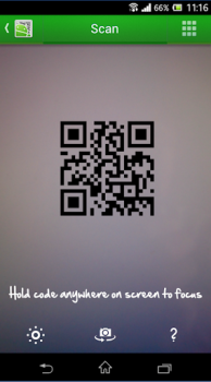 Herunterladen QR Droid Private™ (Deutsch) Arbeit für Android