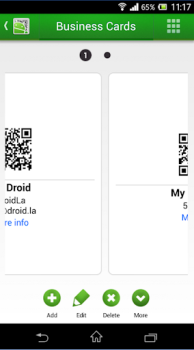 Herunterladen QR Droid Private™ (Deutsch) Arbeit für Android Bildschirmfoto 3