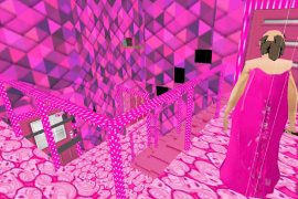 Herunterladen Horror Scary Granny Pink Barby Arkade für Android Bildschirmfoto 4