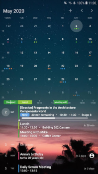 Herunterladen Your Calendar Widget Arbeit für Android Bildschirmfoto 2