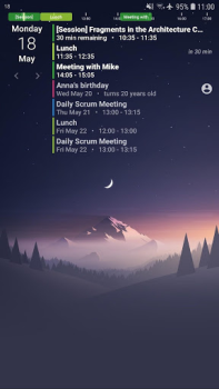 Herunterladen Your Calendar Widget Arbeit für Android Bildschirmfoto 5