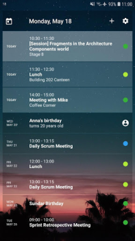 Herunterladen Your Calendar Widget Arbeit für Android Bildschirmfoto 6