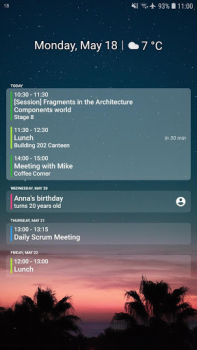 Herunterladen Your Calendar Widget Arbeit für Android Bildschirmfoto 7