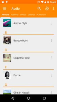 Herunterladen VLC for Android Video-Player und -Editoren für Android Bildschirmfoto 4
