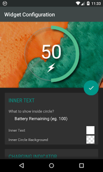 Herunterladen Battery Widget Reborn Werkzeuge für Android Bildschirmfoto 2