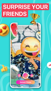 Herunterladen Voicer Celebrity Voice Changer Unterhaltung für Android Bildschirmfoto 4