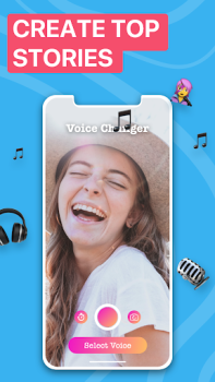 Herunterladen Voicer Celebrity Voice Changer Unterhaltung für Android Bildschirmfoto 5