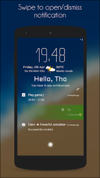 Herunterladen Hi Locker - Your Lock Screen Personalisierung für Android Bildschirmfoto 2