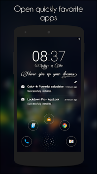 Herunterladen Hi Locker - Your Lock Screen Personalisierung für Android Bildschirmfoto 3