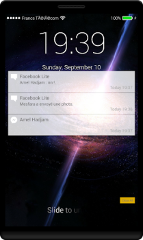 Herunterladen Black Hole Lock Screen Personalisierung für Android Bildschirmfoto 3