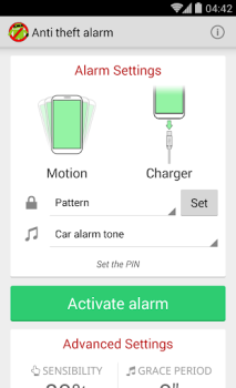 Herunterladen Anti Theft Alarm Werkzeuge für Android Bildschirmfoto 2