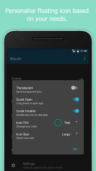 Blackr: OLED Screen Off