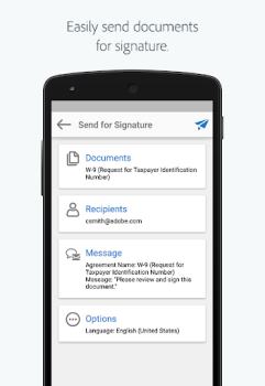 Herunterladen Adobe Acrobat Sign Wirtschaft für Android Bildschirmfoto 2