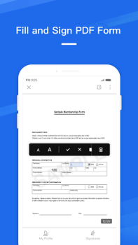 Herunterladen WPS PDF Fill & Sign Arbeit für Android Bildschirmfoto 2