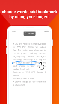 Herunterladen WPS PDF Arbeit für Android Bildschirmfoto 2