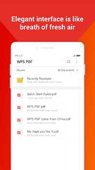 Herunterladen WPS PDF Arbeit für Android Bildschirmfoto 3