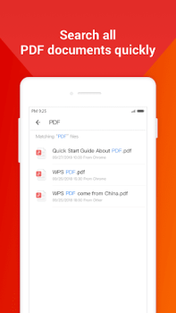 Herunterladen WPS PDF Arbeit für Android Bildschirmfoto 4
