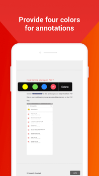 Herunterladen WPS PDF Arbeit für Android Bildschirmfoto 7