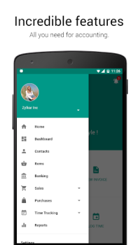 Herunterladen Accounting App - Zoho Books Wirtschaft für Android Bildschirmfoto 2
