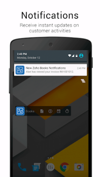 Herunterladen Accounting App - Zoho Books Wirtschaft für Android Bildschirmfoto 4