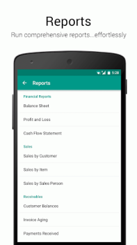 Herunterladen Accounting App - Zoho Books Wirtschaft für Android Bildschirmfoto 7
