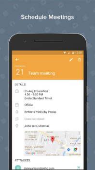 Herunterladen Zoho Mail - Email and Calendar Arbeit für Android Bildschirmfoto 6