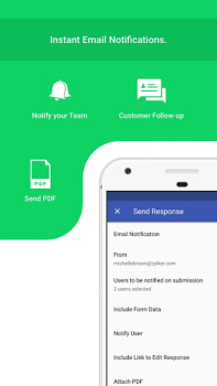 Herunterladen Mobile Formulare – Zoho Forms Wirtschaft für Android Bildschirmfoto 3