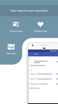 Herunterladen Mobile Formulare – Zoho Forms Wirtschaft für Android Bildschirmfoto 5