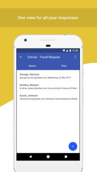 Herunterladen Mobile Formulare – Zoho Forms Wirtschaft für Android Bildschirmfoto 7