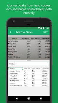 Herunterladen Zoho Sheet–Kalkulationsblatapp Arbeit für Android Bildschirmfoto 4