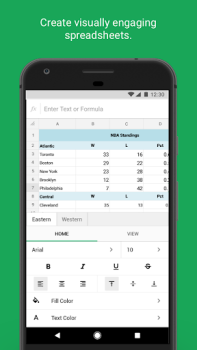 Herunterladen Zoho Sheet–Kalkulationsblatapp Arbeit für Android Bildschirmfoto 5