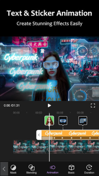 Herunterladen Motion Ninja Video Editor Video-Player und -Editoren für Android Bildschirmfoto 2
