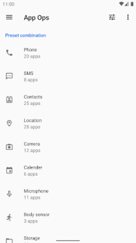 Herunterladen App Ops - Permission manager Werkzeuge für Android Bildschirmfoto 4