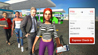 Herunterladen Reisebus-Fahr Simulator 2018 Simulatoren für Android Bildschirmfoto 3