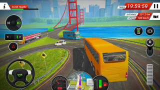 Herunterladen Reisebus-Fahr Simulator 2018 Simulatoren für Android Bildschirmfoto 4