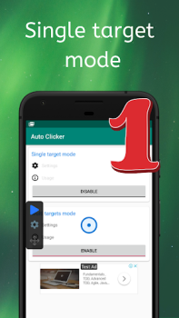 Herunterladen Auto Clicker - Automatic tap Werkzeuge für Android Bildschirmfoto 2