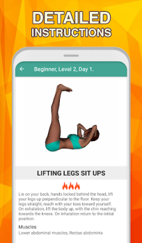 Herunterladen 7 minute abs workout: Daily Ab Gesundheit & Fitness für Android Bildschirmfoto 4