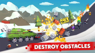 Herunterladen Zombie Derby: Pixel Survival Rennen für Android Bildschirmfoto 3