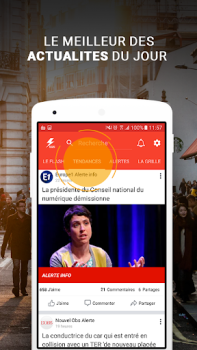 Herunterladen Flash info - Actualités et Mét Nachrichten & Magazine für Android Bildschirmfoto 4