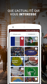 Herunterladen Flash info - Actualités et Mét Nachrichten & Magazine für Android Bildschirmfoto 6