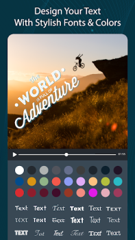 Herunterladen Text zum Video hinzufügen Video-Player und -Editoren für Android Bildschirmfoto 3