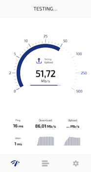 Herunterladen Speed Test Light 5G/4G/WiFi Werkzeuge für Android Bildschirmfoto 2