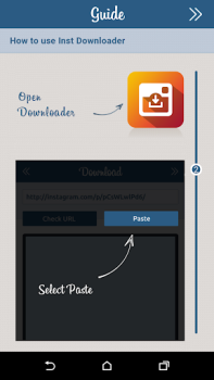 Herunterladen Downloader for Instagram Video-Player und -Editoren für Android Bildschirmfoto 2