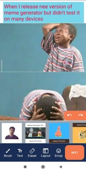 Herunterladen Meme Maker Unterhaltung für Android Bildschirmfoto 3