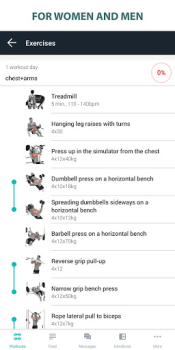 Herunterladen Fitness: Workout Trainingsplan Gesundheit & Fitness für Android Bildschirmfoto 2