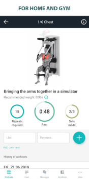 Herunterladen Fitness: Workout Trainingsplan Gesundheit & Fitness für Android Bildschirmfoto 3