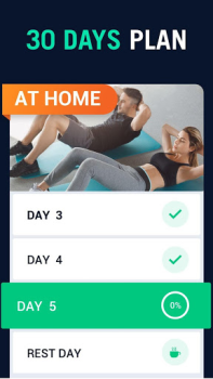 Herunterladen 30 Tage Fitness Challenge Gesundheit & Fitness für Android Bildschirmfoto 2