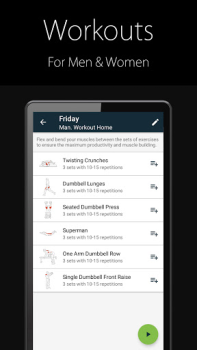 Herunterladen Fitnesstrainer FitProSport Gesundheit & Fitness für Android Bildschirmfoto 6