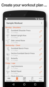 Herunterladen Fitness Point Gesundheit & Fitness für Android Bildschirmfoto 3